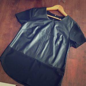 Ro & De Leather shirt